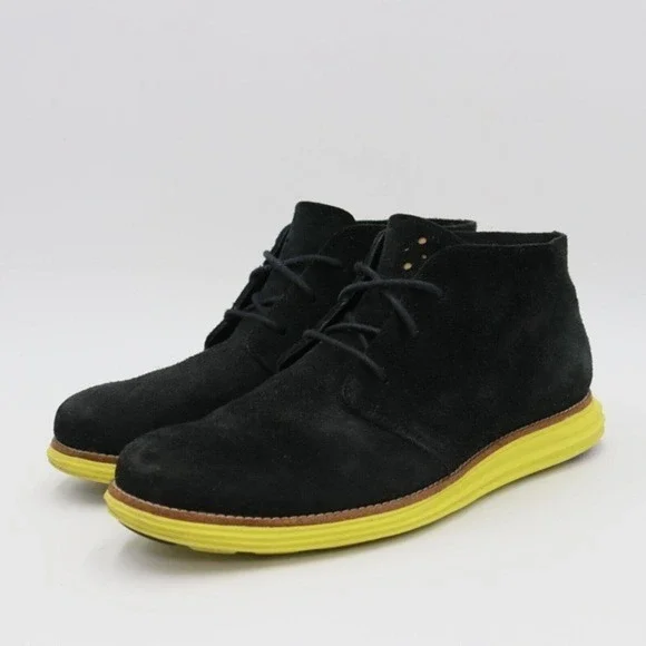 Cole Haan Lunargrand Suede Chukka Boots size: 10.5 Cole Haan Lunargrand C13626 M Black Suede Chukka Ankle Boot  main image 2